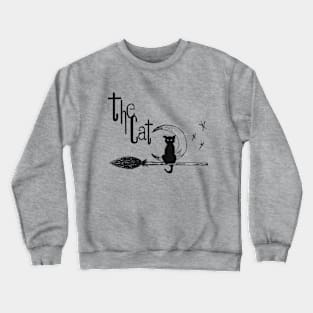 Night Cat Crewneck Sweatshirt